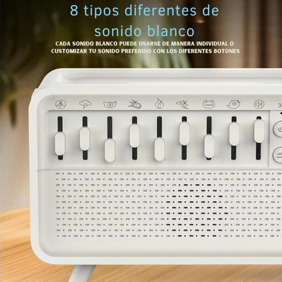 Humidificador con Altavoz de Ruido Blanco